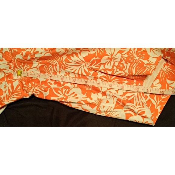 Palm Island Tropical Palm & Flower Printed Women's Floral Pink Shorts Size 8 - Picture 8 of 12